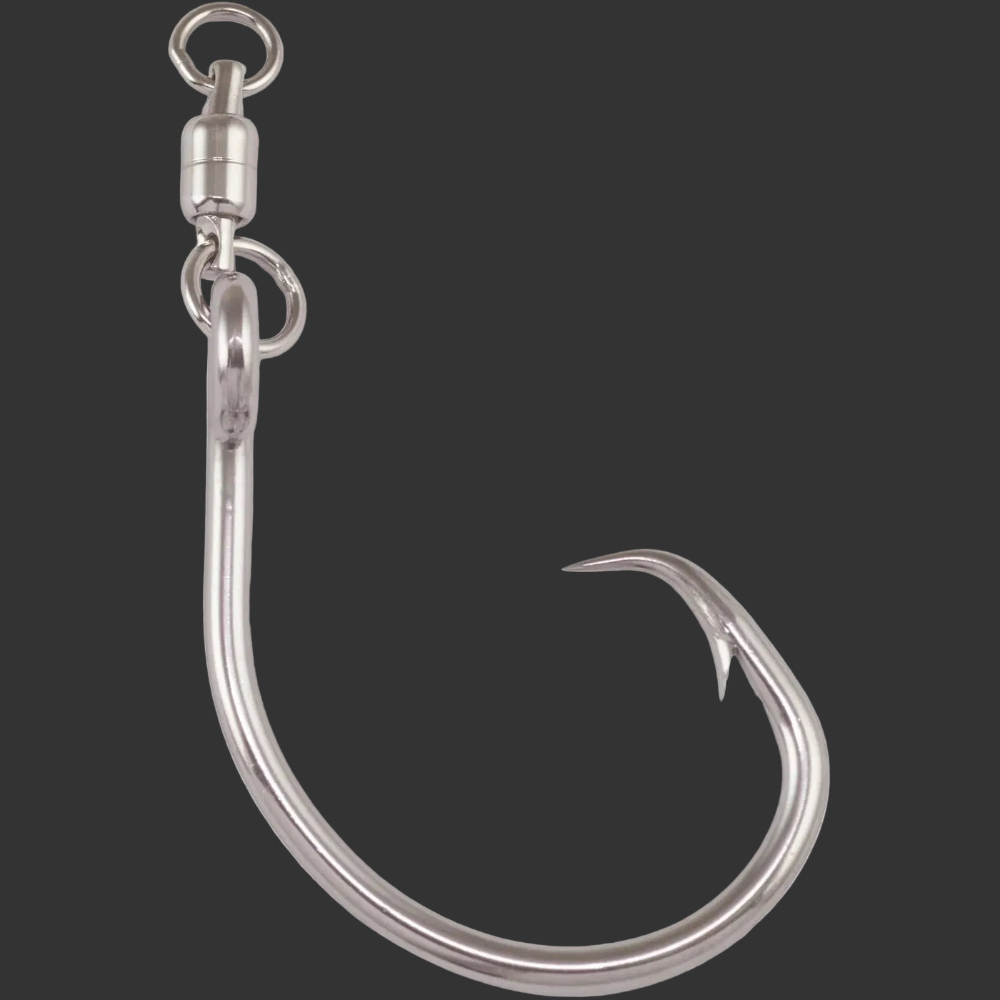 Mustad Demon Perfect Circle Hook- 3X Swivel (Stainless steel) – Fin Culture