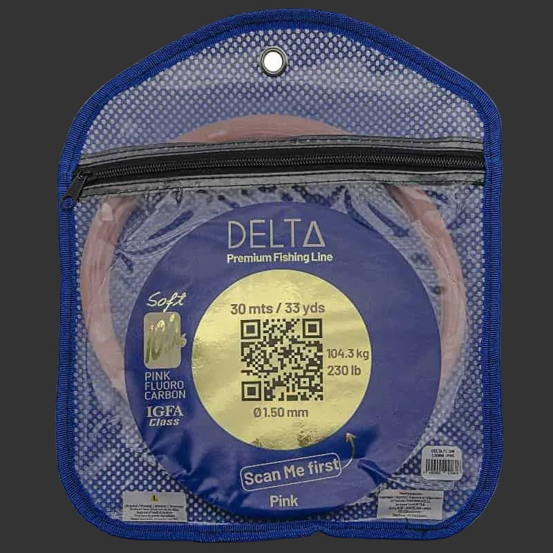 Delta Pink Fluorocarbon 230Lb
